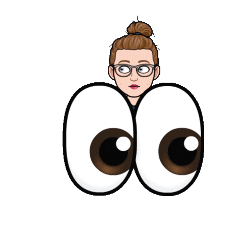 Eyes Looking Sticker