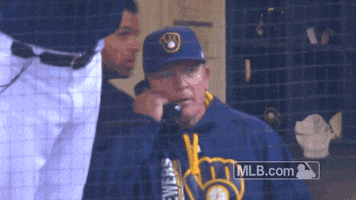 bored milwaukee brewers GIF by MLB