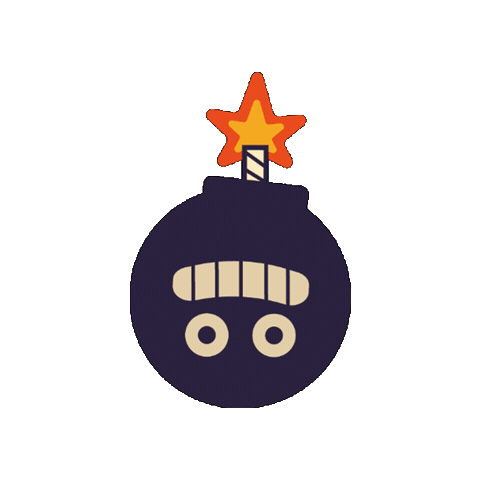 Bomb Tabletop Sticker by Tranjis Games