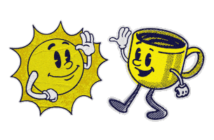 High Five Illustration Sticker by Good Energy Co.