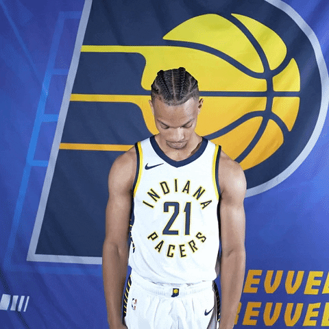 Basketball Look Up GIF by Indiana Pacers