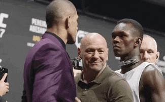 Stare Down Back Off GIF by UFC