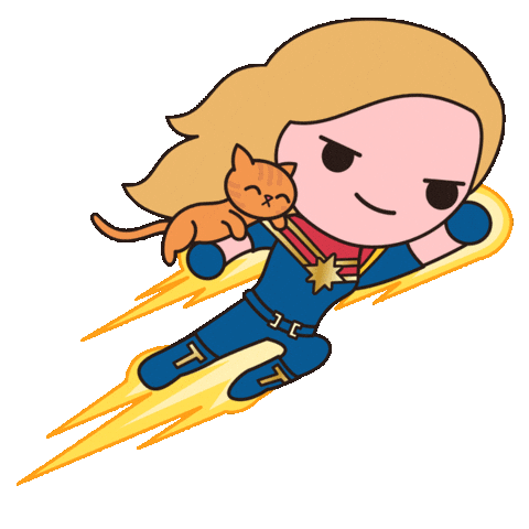 Captain Marvel Carol Sticker by Marvel Studios