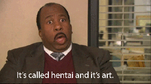 the office hentai its stanley hudson its called hentai and its art GIF