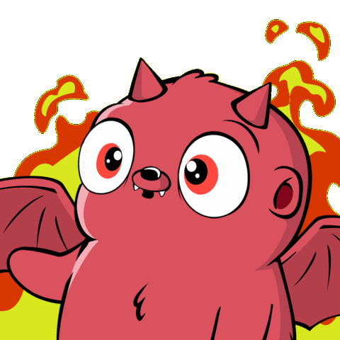 One Of Us Devil Sticker by Fugz Official