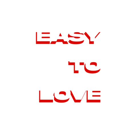 Easy To Love Sticker by bitbird