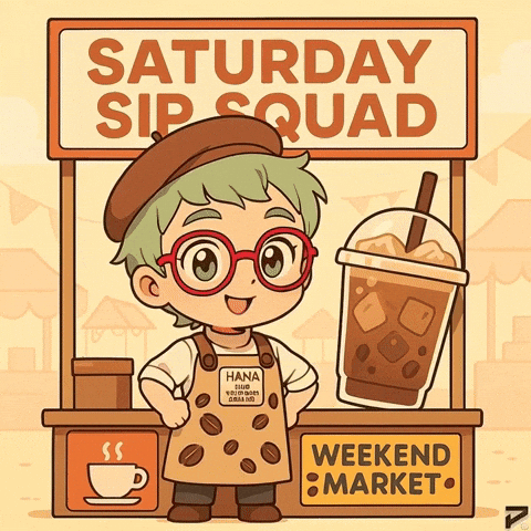 Iced Coffee Spinning GIF by Persona