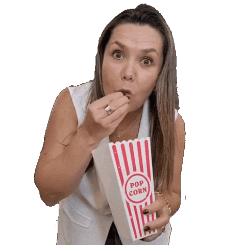 Pop Corn Sticker by goldandgo