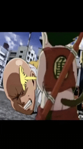 One Punch Man Goku Vs Saitama GIF