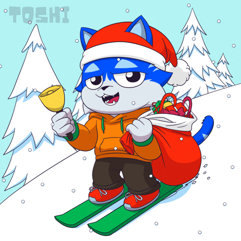 Happy Merry Christmas GIF by Toshithecat