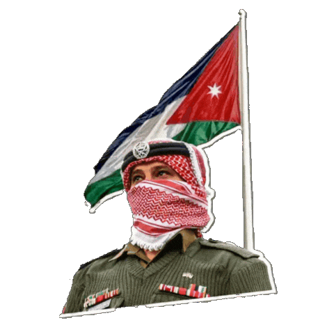 Army Jordan Flag Sticker by All Jordan Youth Commission