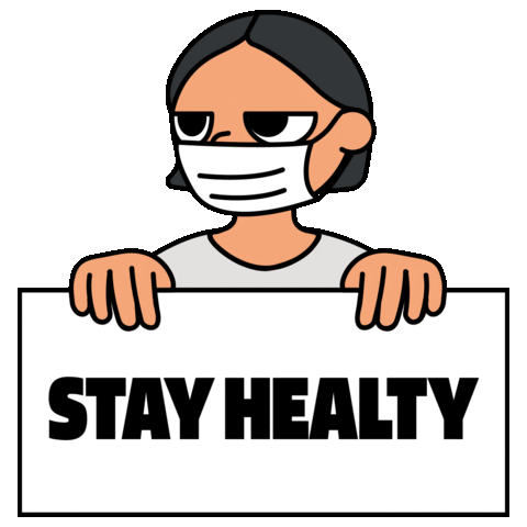 Stay Healthy Sticker by Studio Dyn