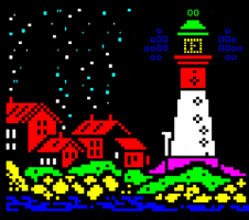 Night Pixel Art GIF