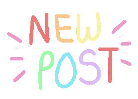 Rainbow New Post Sticker