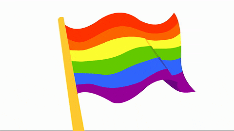 Gay Pride Rainbow GIF by Bustle - Find & Share on GIPHY