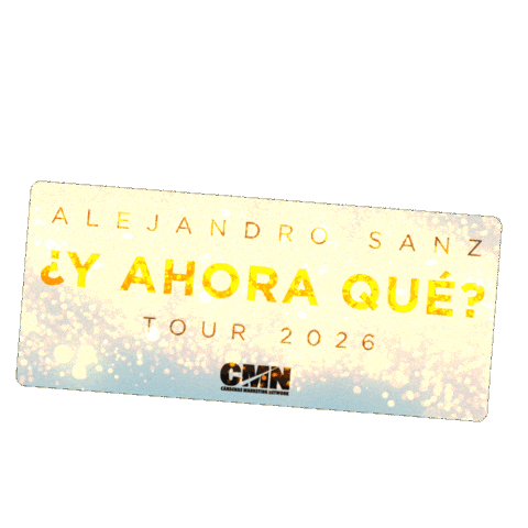 Alejandro Sanz Sticker by cmn_events