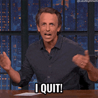 Cant Do This Seth Meyers GIF by Late Night with Seth Meyers