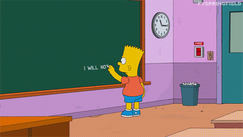  the simpsons future i will fight for the future GIF