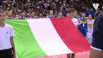 Proud Italy GIF by Volleyball World