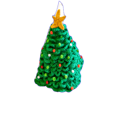 Christmas Tree Pattern Sticker by Nicki's Homemade Crafts