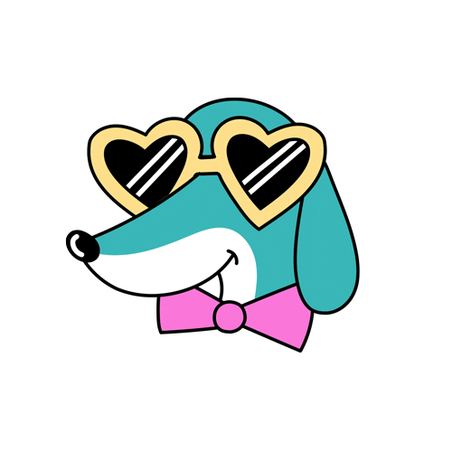 Happy In Love Sticker by JC Dog Accessories