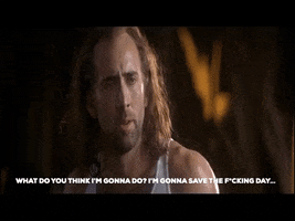 Nic Cage Save The Day GIF