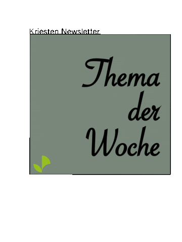 News Newsletter Sticker by Kriestengarten