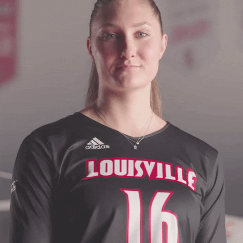 Volleyball Ls Up GIF by Louisville Cardinals