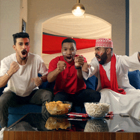 Gathering Fire Up GIF by Vodafone Oman