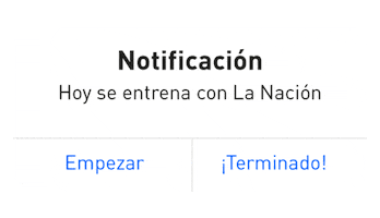 La Nacion Fitness Sticker
