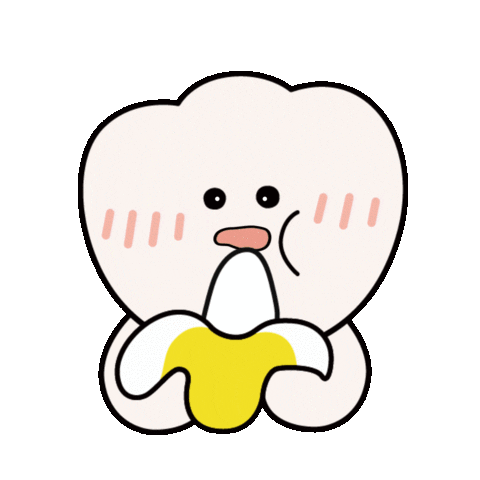 Eating Sticker by dentium