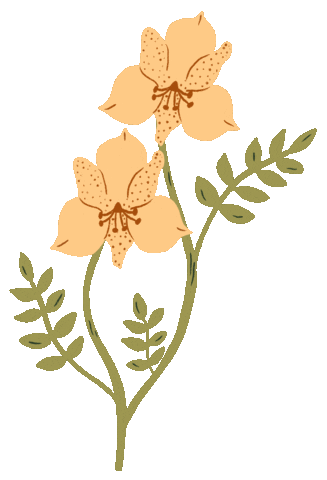 Flower Sticker by Pikku paperi