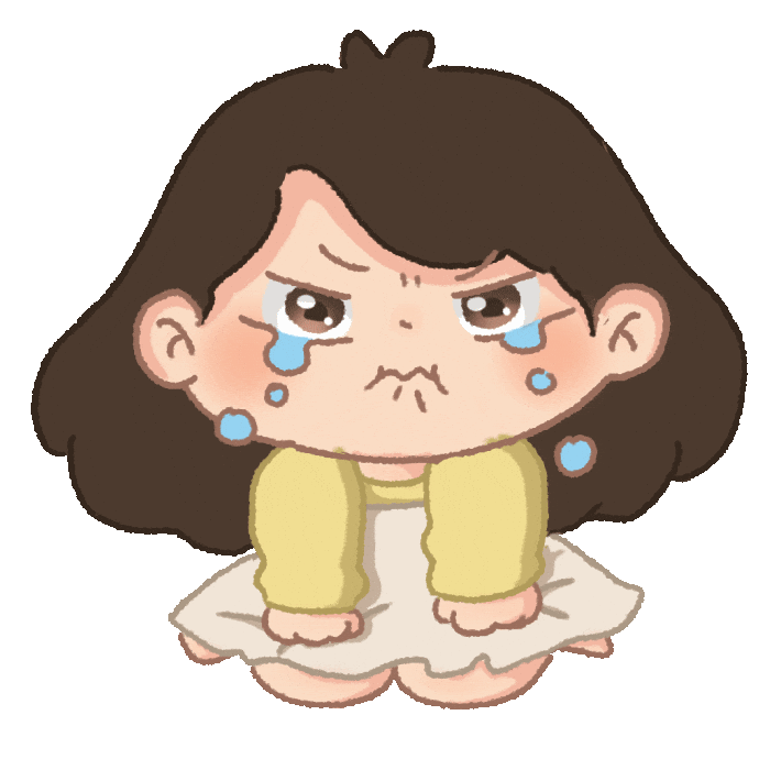 Sad Art Sticker by Cosytales