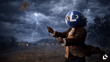 Ben Franklin Wow GIF by LitVM