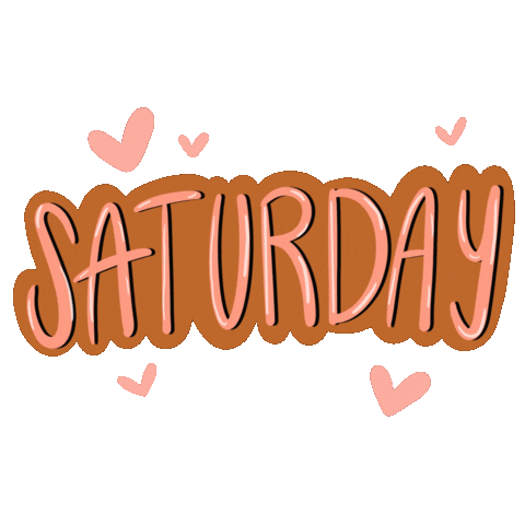 Week Saturday Sticker by Mae Flora