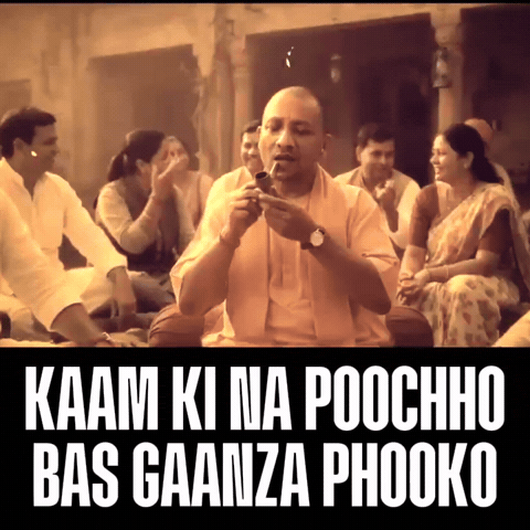Yogi Adityanath Aura GIF by Indian National Congress