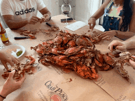 Food Friends GIF by The Crab Place