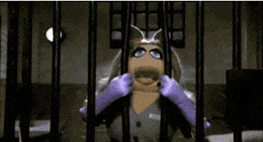 strong miss piggy GIF