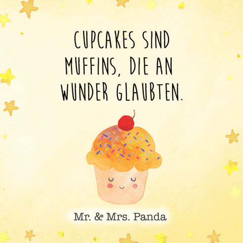 Cupcakes Muffin GIF by Mr. & Mrs. Panda