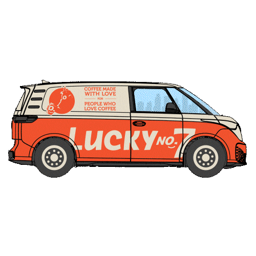 LuckyNo7Coffee Sticker