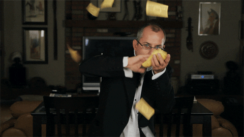 make it rain monopoly money GIF