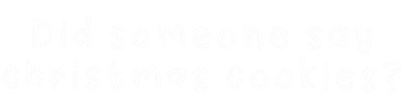 Christmas Cookies Sticker