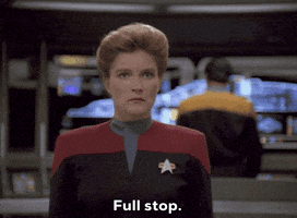 Star Trek Voyager Reaction GIF by Star Trek
