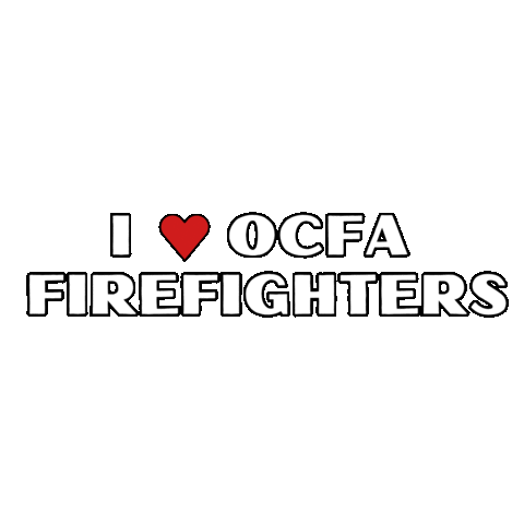 Orange County Firefighter Sticker by OCFA