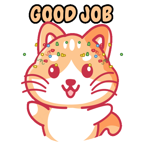 Cat Love Sticker by My Girly Unicorn & friends