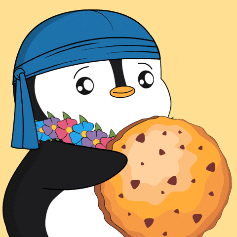 Hungry Chocolate Chip GIF by Pudgy Penguins