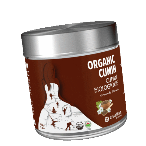 Spices Cumin Sticker by Avafina Organics