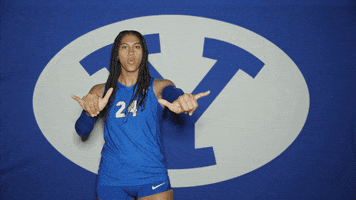 Volleyball GIF by BYU Cougars