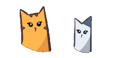 Big Eyes Cats Sticker