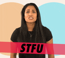 Family Shut Up GIF by GIPHY Studios Originals